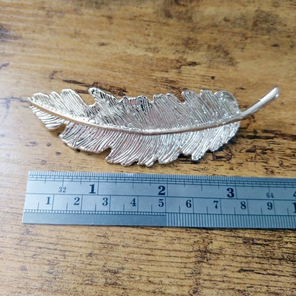 Free People Hair Clip – Silver/Blk Barrette - Picture 4 of 4